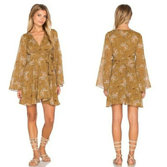 Free People Dresses & Skirts - Free People Lilou floral wrap dress